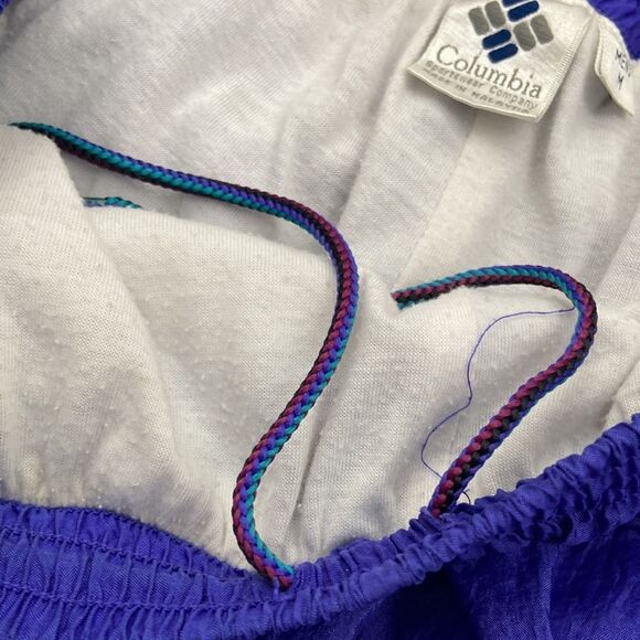 Vintage Columbia Men’s Purple Windbreak Joggers size Medium - Picture 3 of 13